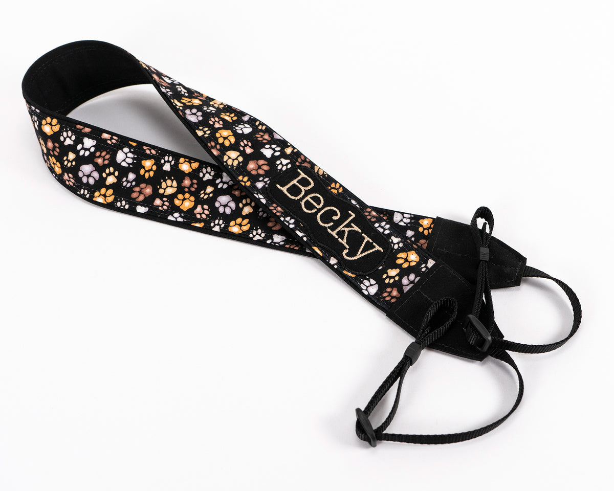 Leopard print camera discount strap