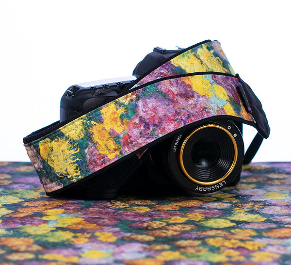315 Monet Floral Camera Strap - ten8e Camera Straps